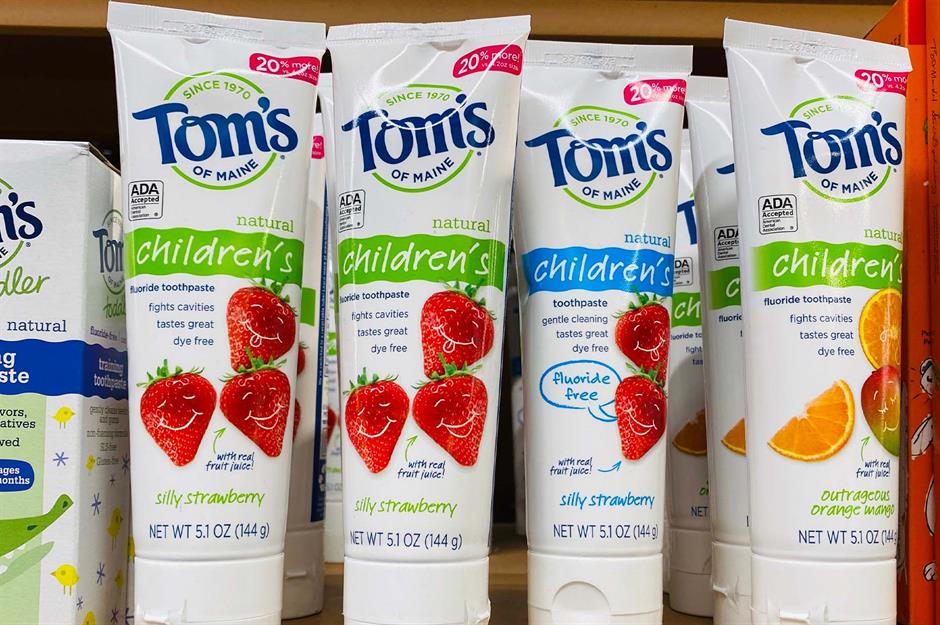 Tom's of Maine: owned by Colgate-Palmolive